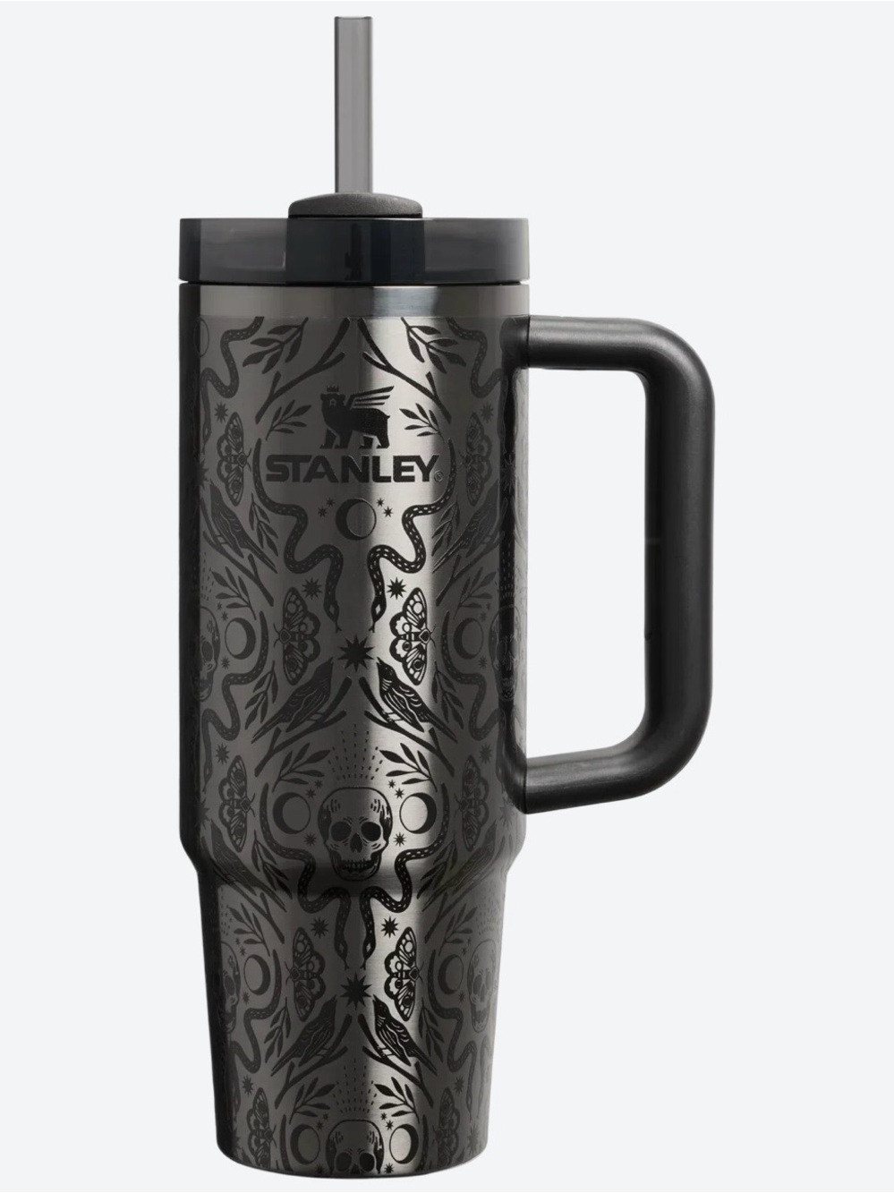 Stanley Deadly Damask 30oz Halloween Quencher H2.0 FlowState Tumbler NWT